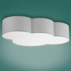 Plafon dziecięcy chmura Cloud 3145 TK Lighting tkaninowy biały szary