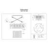 Sufitowa lampa do sypialni Frame MOD174CL-09G Maytoni nowoczesna złota