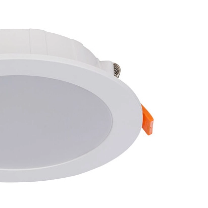 LAMPA sufitowa KOS 8780 Nowodvorski łazienkowa OPRAWA LED 10W 3000K wpust okrągły IP44 biały