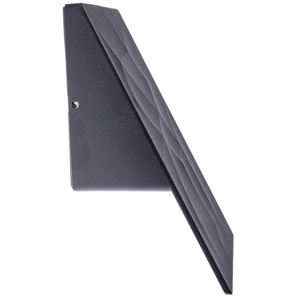 Zewnętrzna LAMPA elewacyjna CRACKS ML095 Milagro ścienna OPRAWA metalowa LED 10W 4000K do ogrodu IP44 czarna