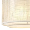 Wisząca lampa papierowa Odar 99481/09 nad stół czarna beżowa