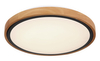 Plafon okrągły Bruno 41764-12 ekologiczny LED 12W 3000-4500-6000K drewniany
