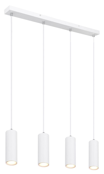 Wisząca lampa Robby 57911-4HW nad kuchenną wyspę biała