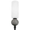 Naścienna lampa szklana Santos WL-95331-1-BK podłużna tuba szara czarna