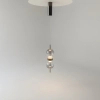 Kulista lampa wisząca Double Moon MOD478PL-L8B3K czarna LED 8W 3000K nad stół