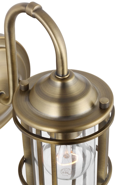 Łazienkowy kinkiet ścienny QN-URBANREST1 loft mosiądz