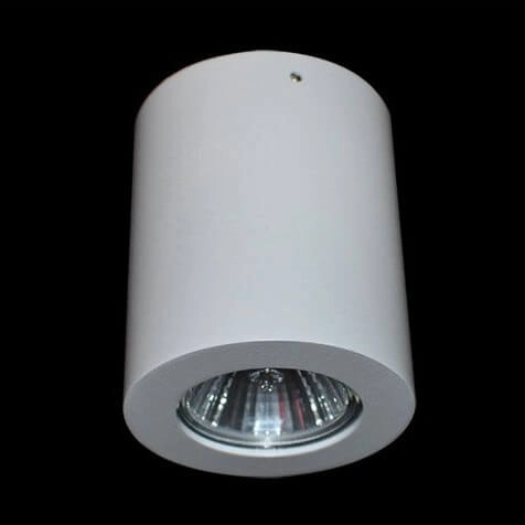 Przysufitowa lampa na przedpokój BORIS AZ1054 Azzardo metalowa tuba biały