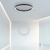 Owalna lampa sufitowa z pilotem PURE-LINES grafitowa 6306-13 1xLED 42W CCT
