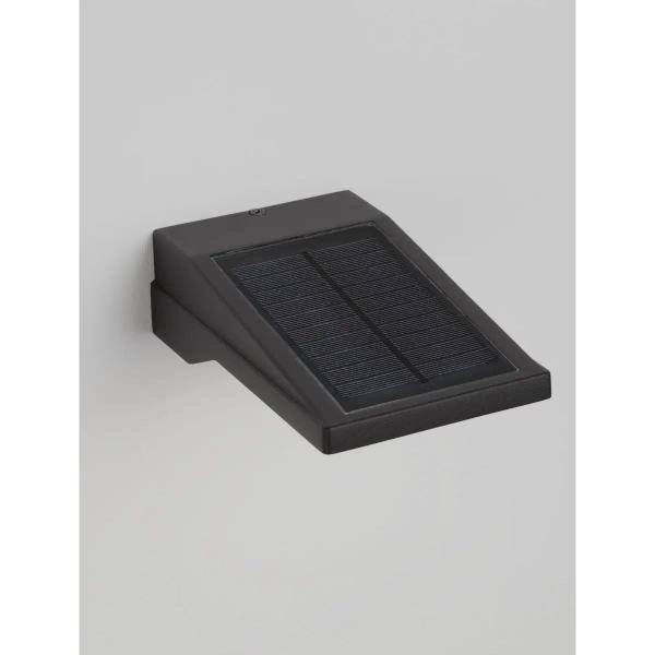 Solarna lampa elewacyjna DIVANTA LE75122 LED 1W 3000K IP54 czarna