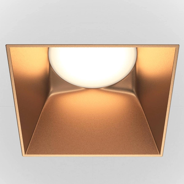 Oprawa podtynkowa Share DL051-01-GU10-SQ-WMG biała złota