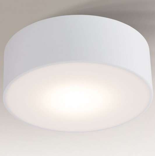 Plafon LAMPA sufitowa ZAMA 7032 Shilo natynkowa OPRAWA okrągła LED 15W 3000K pasteri maserlo biała