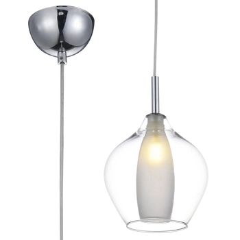 Nowoczesna lampa wisząca Amber Milano AZ3074 Azzardo przeźroczysta