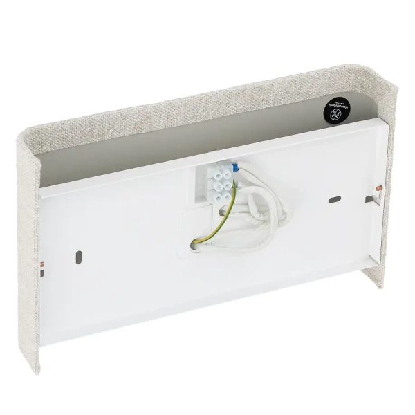 Kwadratowy kinkiet ścienny SANTANA 11655 do kuchni kremowy