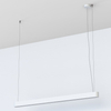 Lampa wisząca podłużna Soft 7537 Nowodvorski do jadalni metalowa biała
