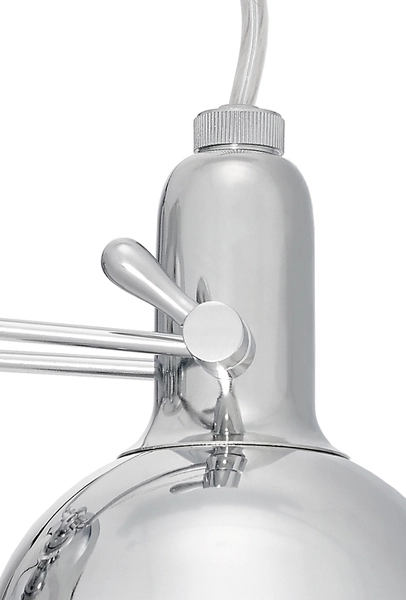 Kinkiet LAMPA ścienna NAUTILIUS 20483103 Kaspa metalowa OPRAWA reflektorek loft chrom