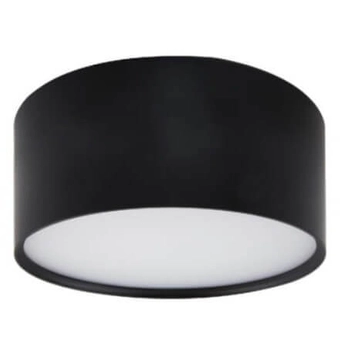 Sufitowa lampa czarna Kendal do łazienki LED 6W 3000-4500-5700K natynkowa