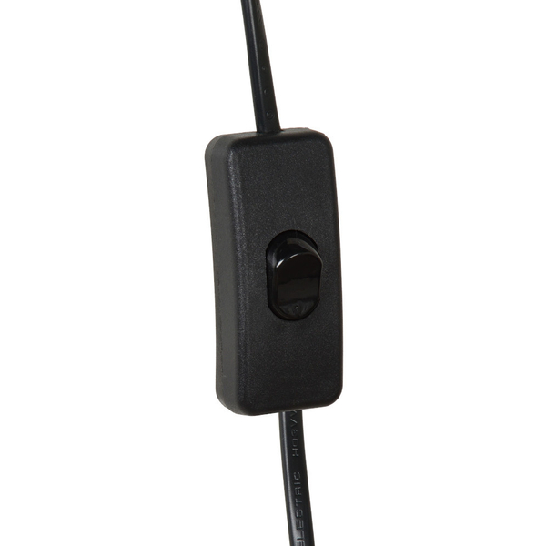 Kinkiet LAMPA ścienna SEBO 06218/01/30 Lucide metalowa OPRAWA loftowy kinkiet półka czarna