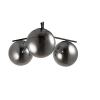 Lampa wisząca 3-punktowa Venus ST-5026-3 smoke Step kule przydymiona czarna