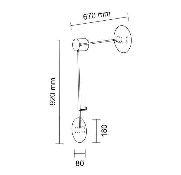 Kinkiet LAMPA ścienna FURANO 7819 Shilo loftowa OPRAWA metalowa LED 12W 3000K pręty amadeo białe