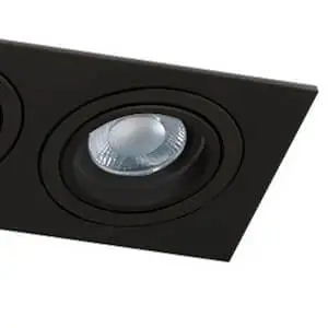 Metalowa lampa sufitowa Caro AZ2437 Azzardo podstropowa do sypialni czarna