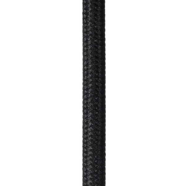 Abażurowa lampa wisząca Jessica 10421/13/30 bawełna czarna