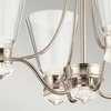 Żyrandol wiszący QN-KAYVA9-PN LED 24W IP44 do kuchni nikiel