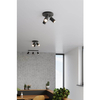 Regulowana lampa sufitowa SL.1016 czarne reflektorki do holu