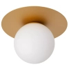 Sufitowa lampa TRICIA 79187/01/02 Lucide kula mosiądz biała