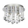 Lampa sufitowa glamour Aries z kryształkami crystals chrom