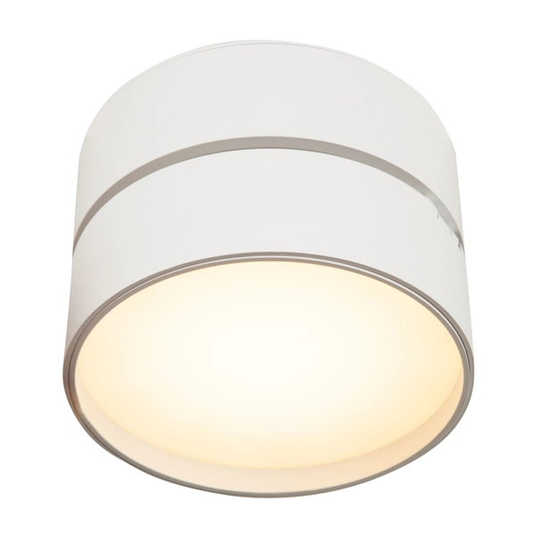 Metalowa lampa sufitowa Onda C024CL-L18W4K LED 18W okrągła biała
