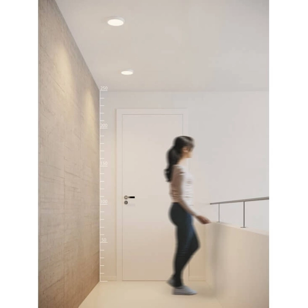 Łazienkowa lampa podtynkowa Slim LED 24W IP44 biała