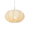 Okrągła lampa wisząca do salonu AERON 2312153001 nad stół biały OUTLET