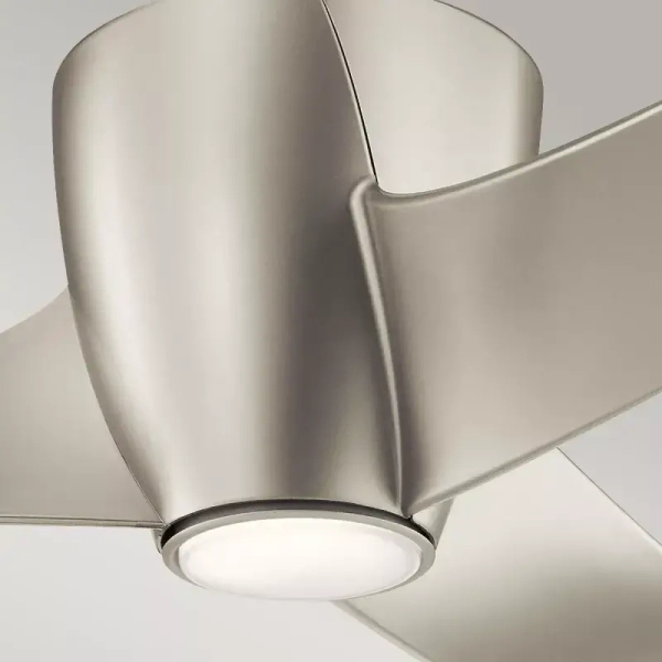 Lampa LED z wiatrakiem Phree nikiel KLF-PHREE-56-BN 10W 4000K na pilot
