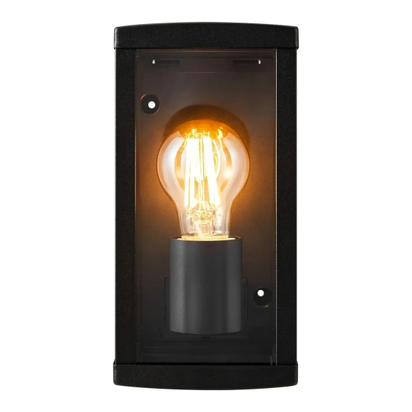 Ścienna lampa na elewację Luchy 2418231003 IP44 metalowa czarny