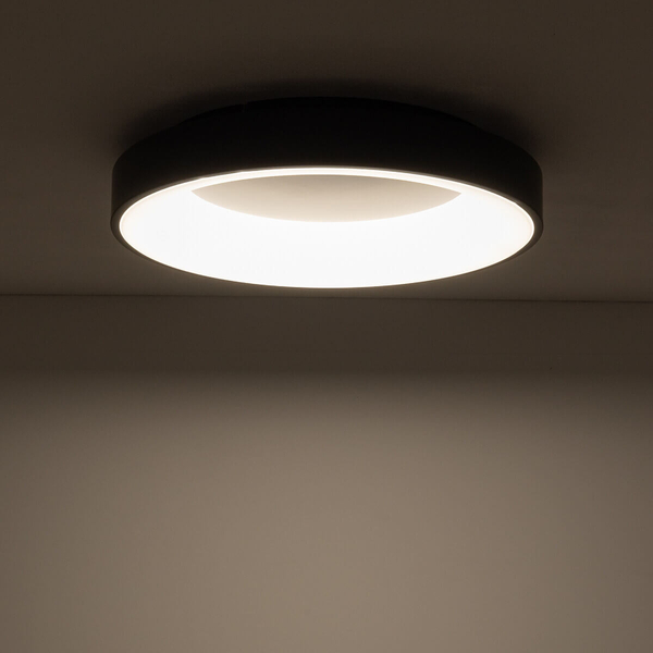 Nasufitowa lampa Nikki 11207 Nowodvorski LED 48W 3000K round czarna