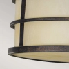 Plafon LAMPA sufitowa FE-FUSION-SF Elstead FEISS okrągła OPRAWA klasyczna abażurowa brąz