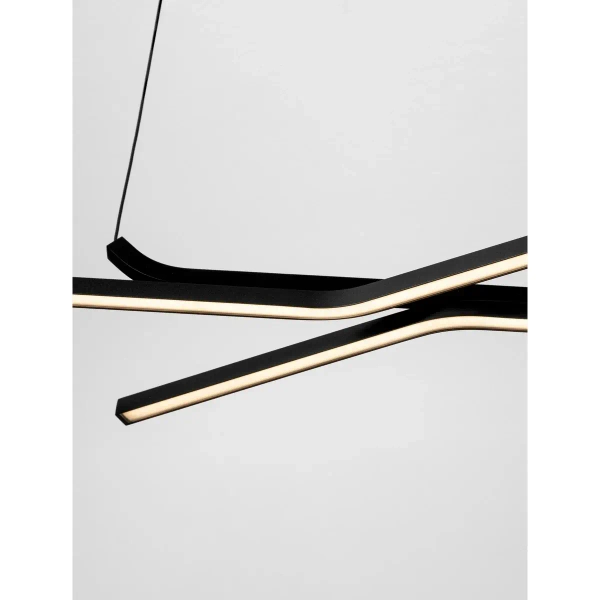 Wisząca lampa MALERTA LE45418 LED 41W 4000K ściemnialna czarna