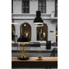 Stołowa lampka do sypialni BOTTEGA stojąca lampa złota czarna