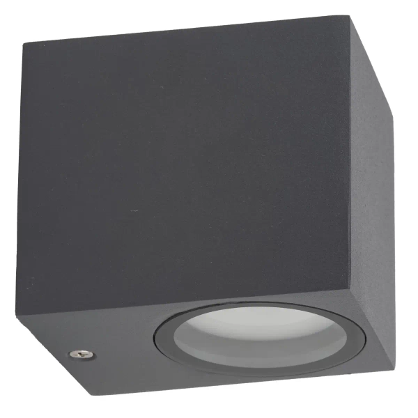 Zewnętrzny kinkiet naścienny Axis 10969 kwadratowy IP44 szary