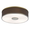 Lampa przysufitowa okrągła Alvaro ALV5239 materiałowa brązowy