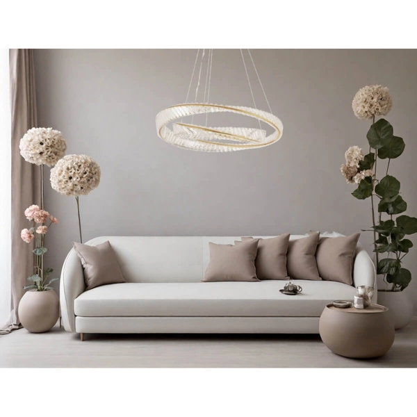 Wisząca lampa jadalniana BAUTA LE42914 nad stół LED 70W 3500K złota