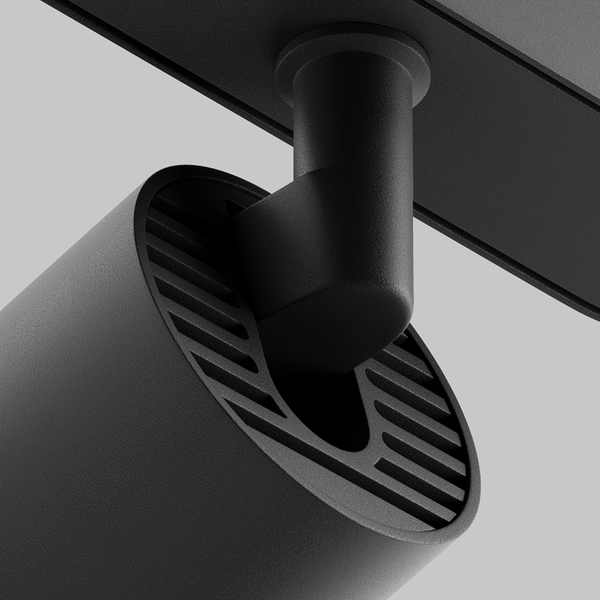 Lampa magnetyczna ścieżka świetlna Focus TR103-1-12W3K-M-B LED 12W 3000K reflektorek czarna