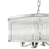 Regulowana wisząca lampa Eltham ELT0438-EH Dar Lighting crystals srebrna