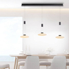 3-płomienna lampa wisząca Lautada LED 22,5W 3000K do salonu czarna
