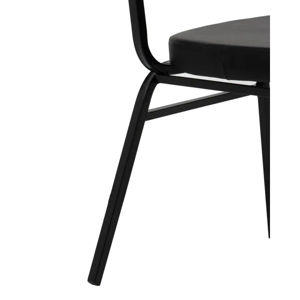 Ergonomiczne krzesło bankietowe Hebe KH1501100312 czarna