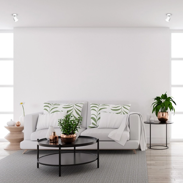 Minimalistyczny downlight salonowy Dixie z regulacją biały