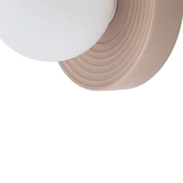 Kulista lampa ścienna CLAY 11746 szklana ceramiczna biała szara