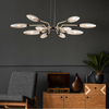 Modernistyczna LAMPA wisząca VENTURA MOD012CL-12G Maytoni metalowa OPRAWA zwis złoty