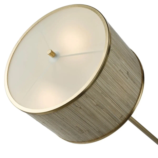 Stojąca podłogowa lampa Fernella FEN4935 do salonu trawa morska złoty