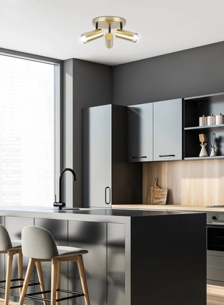 Sufitowa lampa Colly 98-01726 Candellux tuby regulowane złote